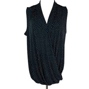 Liz Claiborne faux wrap top